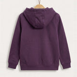 Colorful Hooded Sweatshirt - White
