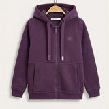 Colorful Hooded Sweatshirt - White
