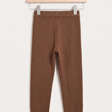 Knit leggings - brown