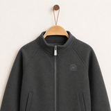 Fleece Cardigan - Black
