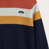 Panelled Pocket Jumper - Stone
