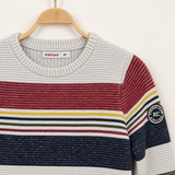 Striped Sweater - Navy