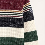 Striped sweater - black