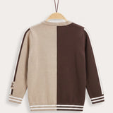 Split sweater - brown