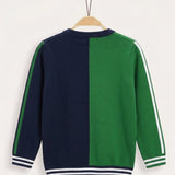 Divided Sweater - Green