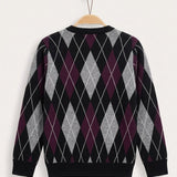 Diamond sweater - purple