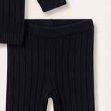 Baby Boys Knit Set - Black