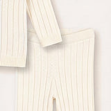 Knitted Baby Boy Set - Beige