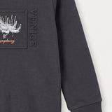 Venice Print T-Shirt - Gray