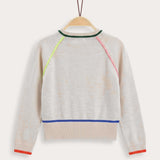 Sweater with specks - beige