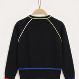 Sweater with pilling - black