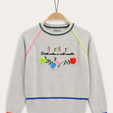 Sweater with Flecks - GRAY