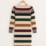 Striped dress - Black