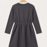 Venice Print Dress - Gray
