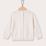 Crochet Tulip Sweater - Beige