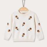 Crochet Tulip Sweater - Beige