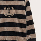 Printed fleece pajamas - dark green
