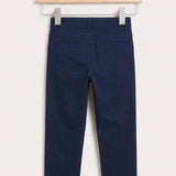 Skinny Jersey Pants - Navy