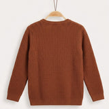 Texture knit - brown