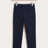 Skinny Jersey Pants - Navy