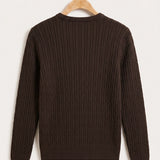 Texture knit - brown
