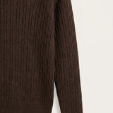 Texture knit - brown