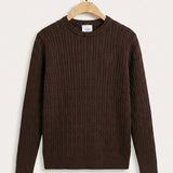 Texture knit - brown