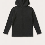 Hoodie with print - grey