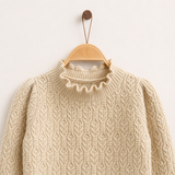Bow-knot sweater - Beige