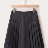 Pleated Skirt - Black