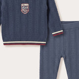 Knitted Set - Blue