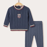 Knitted Set - Blue