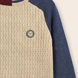 Boys' sweater clock - beige