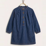 Denim dress - dk. blue