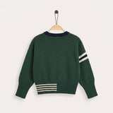 Girls' Batwing Sweater A Matter of Time - Green