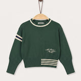 Girls' Batwing Sweater A Matter of Time - Green