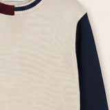 Girls' Batwing Sweater - Just a Matter of Time - Beige