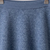 Knit bell skirt - blue