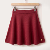 Knitted bell skirt - beige