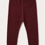 Long Knitted Leggings - Beige