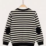 Striped sweatshirt - black