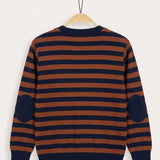 Striped Sweatshirt - Brown