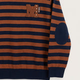 Striped Sweatshirt - Brown