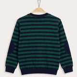 Striped Sweatshirt - Green