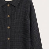 Collared Cardigan - Black