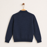 Argyle sweater + bear boys - Navy