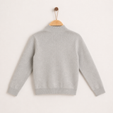 Boys' argyle sweater + bear - Beige