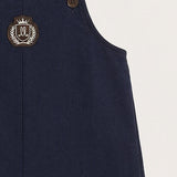 Checked jumpsuit - Navy