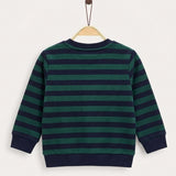 Baby Striped Sweatshirt - Green