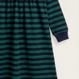 Striped dress - green